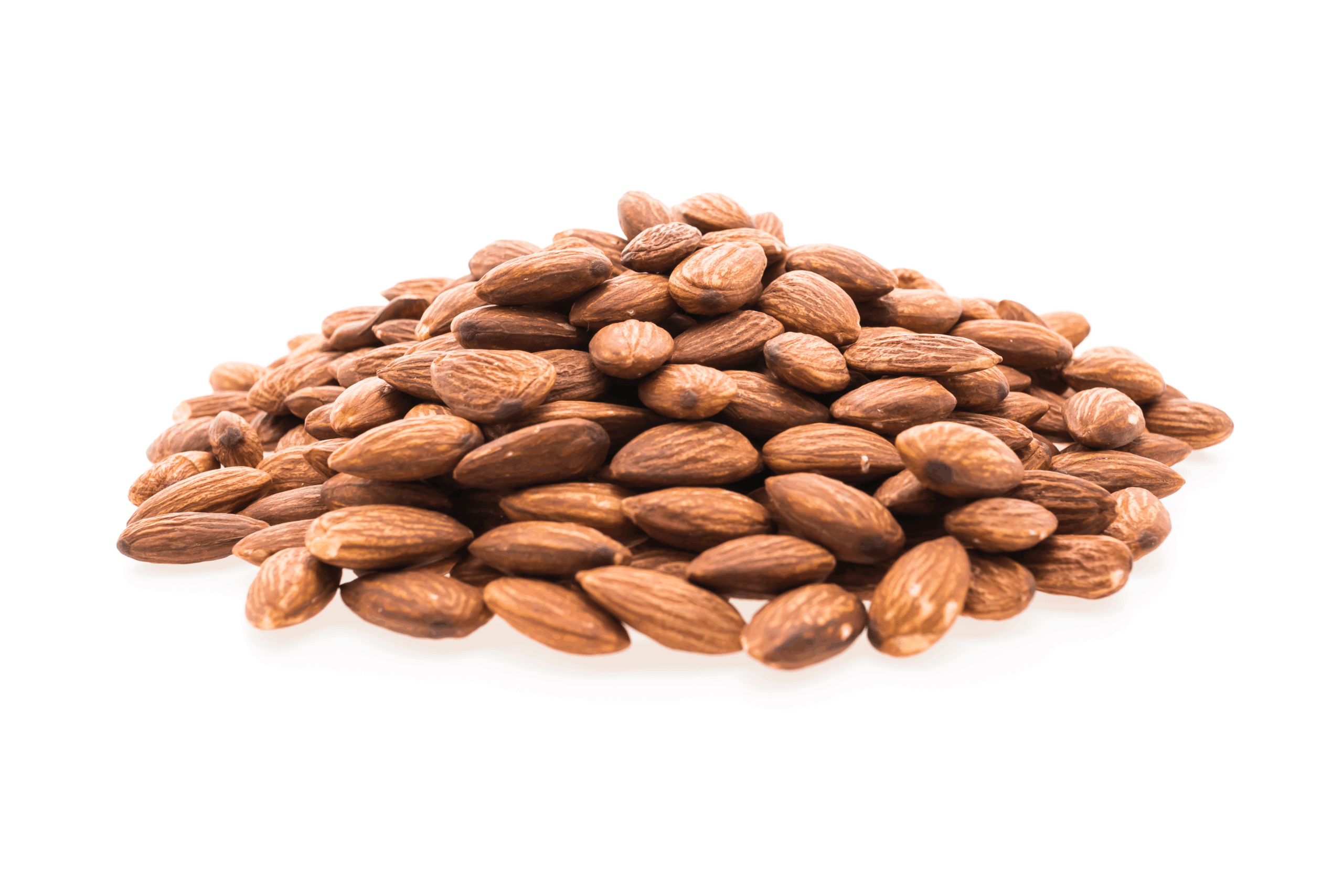 almonds heap almonds heap